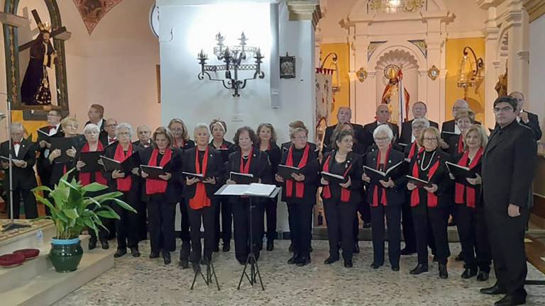 El coro Orfeón Santo Reino de Jaén.
