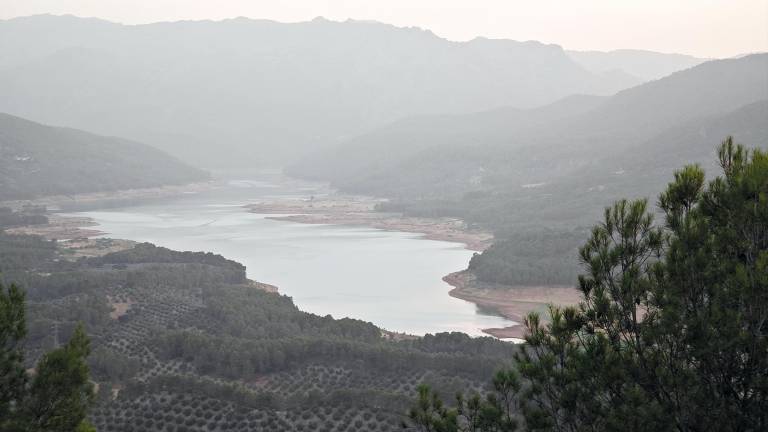Los embalses jiennenses continúan cerca del 50% pese al sofocante calor