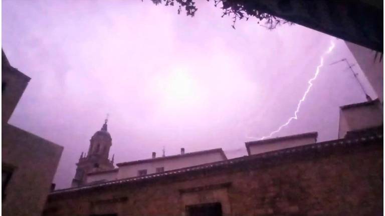 Las tormentas, protagonistas de esta madrugada en Jaén