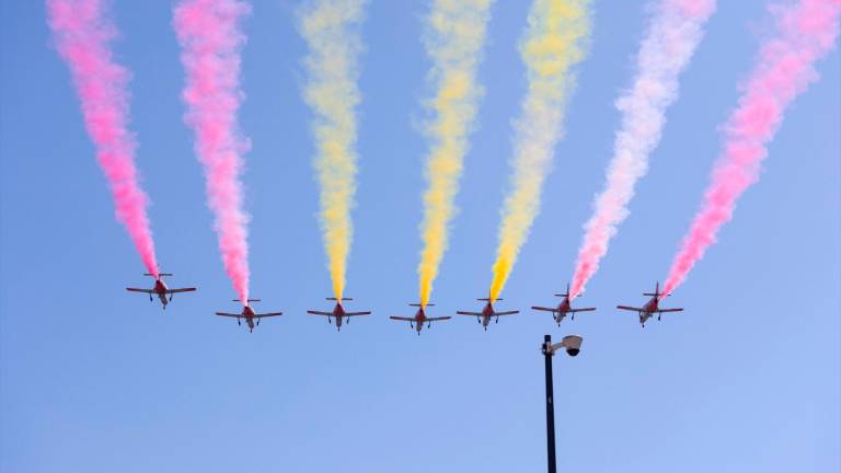 Los 40 años de la Patrulla Águila, icono del Ejército del Aire