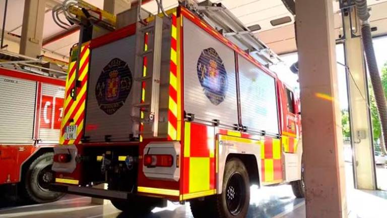Imagen de archivo de vehículos en el Parque de Bomberos de Jaén. / Europa Press.
