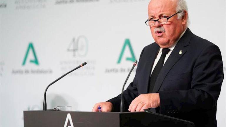 ARCHIVO. <i> El consejero andaluz de Salud y Familias, Jesús Aguirre.</i>