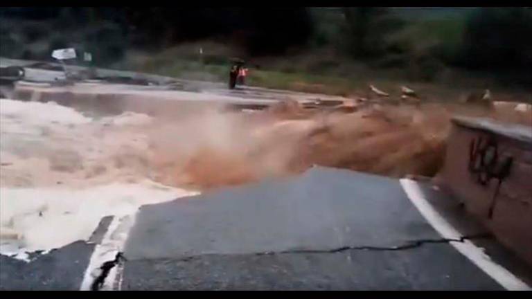 Un fallecido en las inundaciones en Navarra