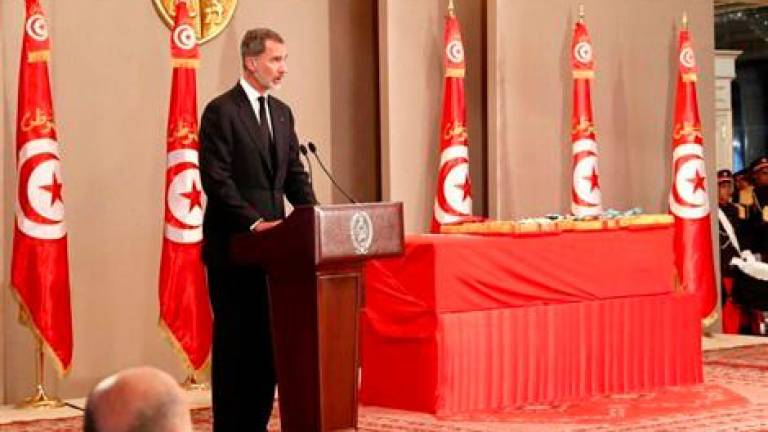 Condolencias “reales” por el presidente de Túnez
