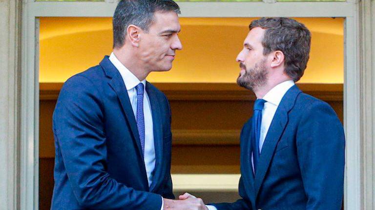 Sánchez y Casado se reunirá el lunes en la Moncloa