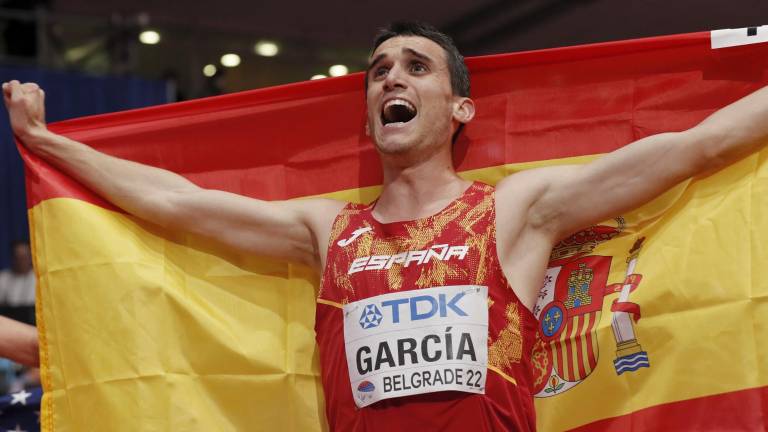 Mariano García, actual campeón del mundo de 800, estará en la noche de San Antón