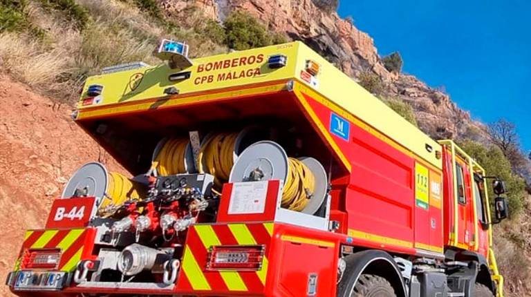 <i>Vehículo del Consorcio Provincial de Bomberos (CPB) de Málaga. / Archivo.</i>