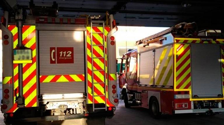 <i>Vehículos en el parque de bomberos de Andújar. Archivo. / Emergencias 112 Andalucía.</i>