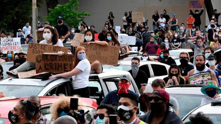 Choques entre manifestantes y policías en Nueva York