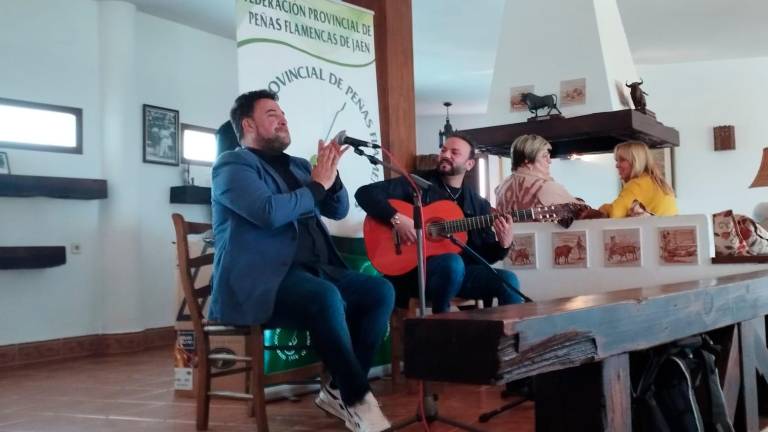 El flamenco en una dehesa santistebeña