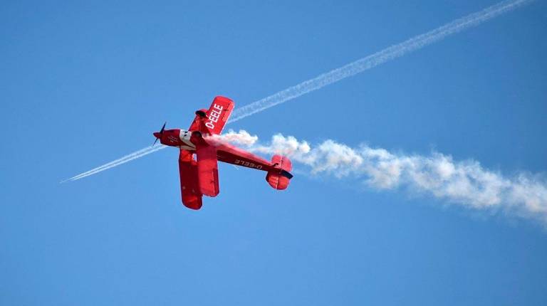 <i>Una avioneta de fumigación, en foto de archivo. / Emergencias 112.</i>