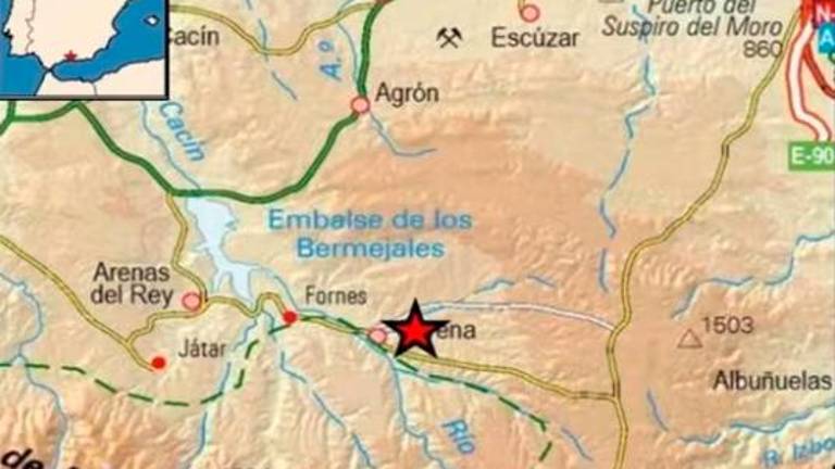 Registrado un terremoto de 3,5 con epicentro en Jayena (Granada) sin daños