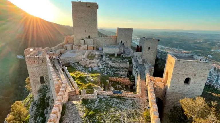 <i>Castillo de Santa Catalina desde una perspectiva aérea. / Europa Press. </i>