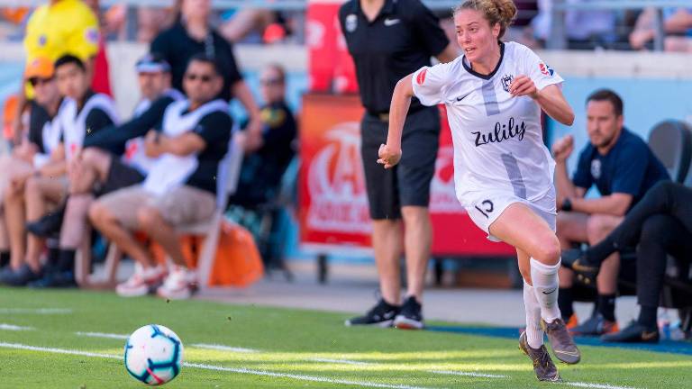 Celia Jiménez marca su primer gol en la NWSL