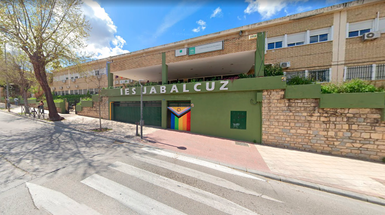 <i>El Instituto de Educación Secundaria Jabalcuz, en una imagen de archivo. / Google Maps.</i>