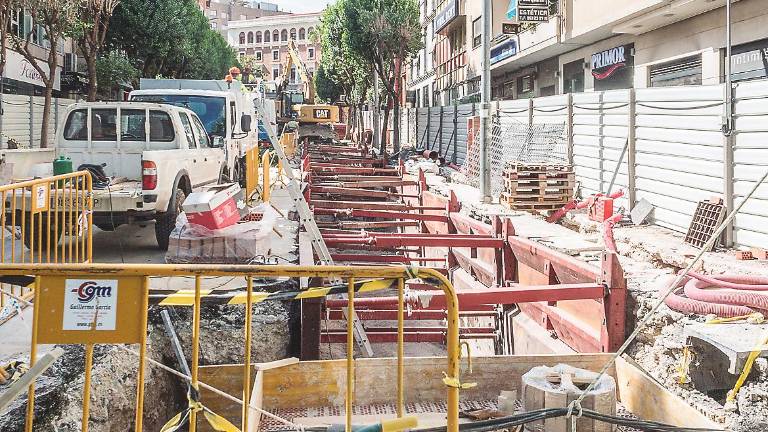 Cambios temporales en el tráfico por obras