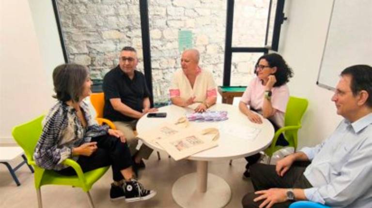 <i>Visita de la delegada territorial de Inclusión Social, Juventud, Familias e Igualdad en Jaén, Ángela Hidalgo, a la sede de Aldeas Infantiles en Jaén. / Junta de Andalucía.</i>