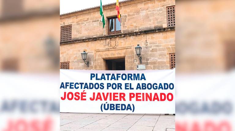 <i>Pancarta preparada para una concentración. </i>
