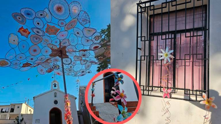 <i>Enclaves de La Rábita engalanados para la ocasión.</i>