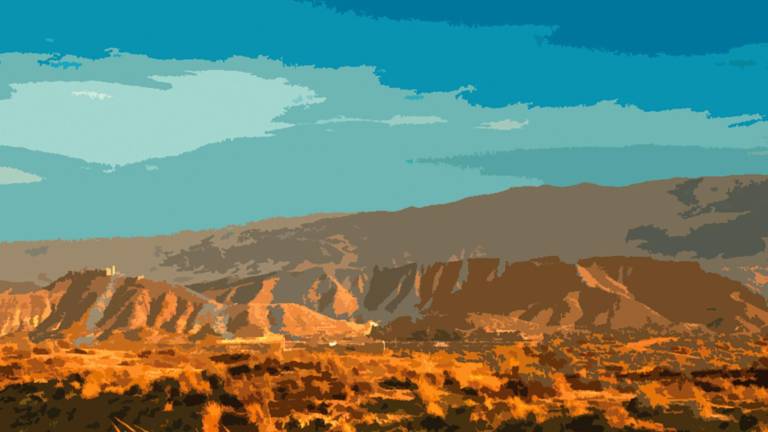 En el corazón de desierto