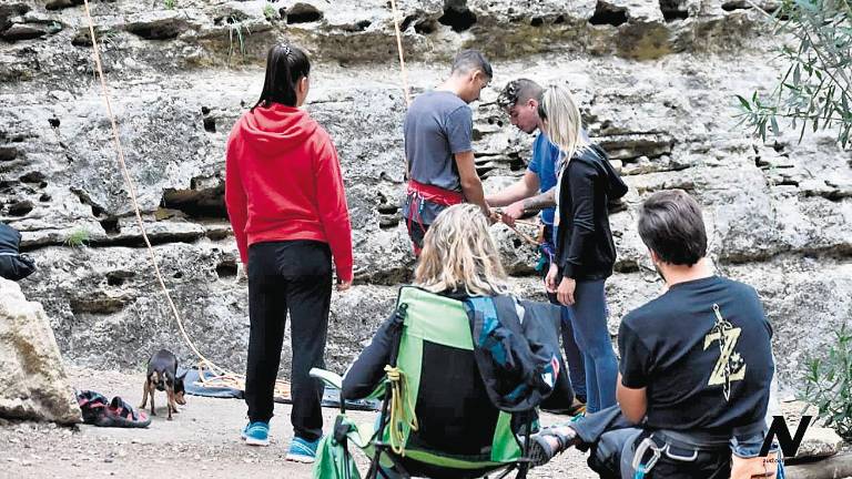Escaladores, héroes por un día