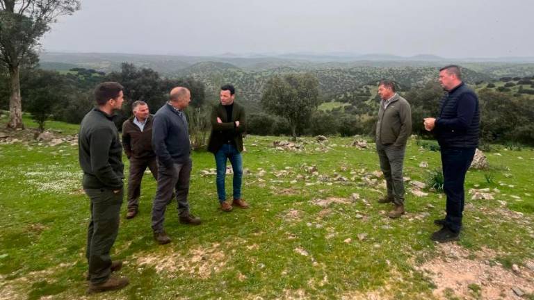 La Diputación de Jaén visita a los ganaderos trashumantes afectados por las borrascas