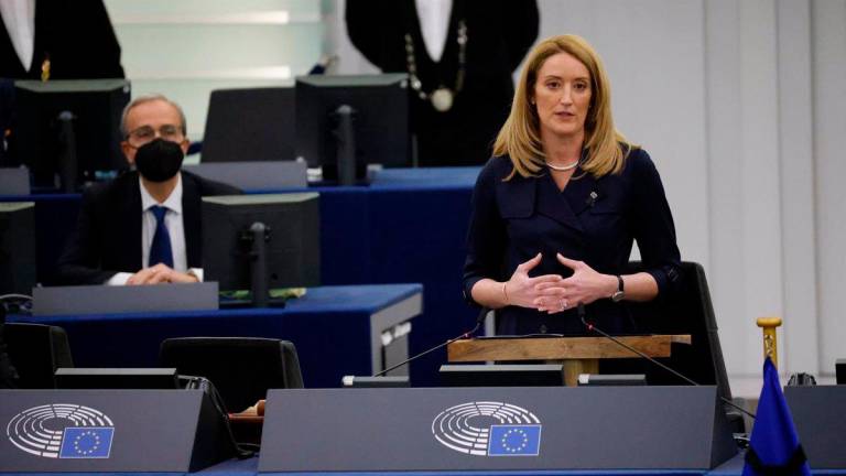 La Eurocámara elige como nueva presidenta a la conservadora Roberta Metsola