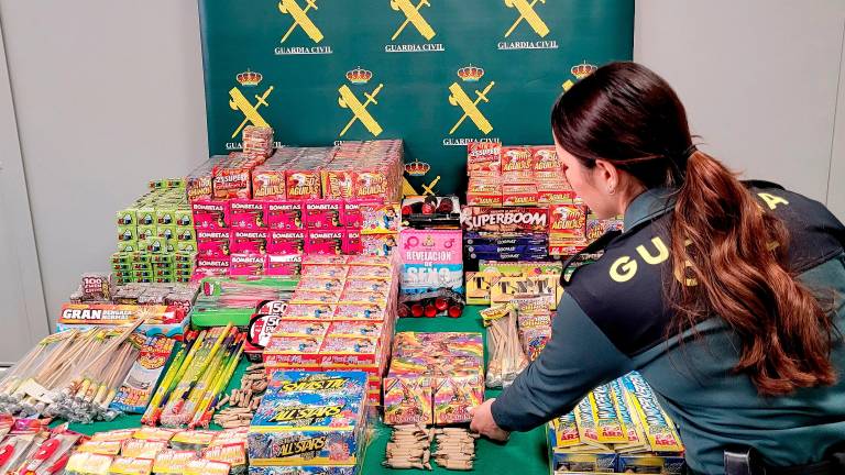 Intervenidos más de 27.000 artículos de material pirotécnico en Jaén