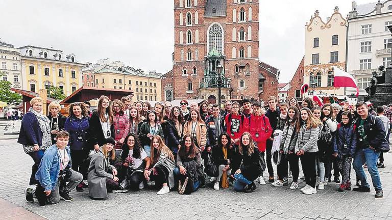 Intercambio cultural con alumnos de la ciudad polaca de Lazy