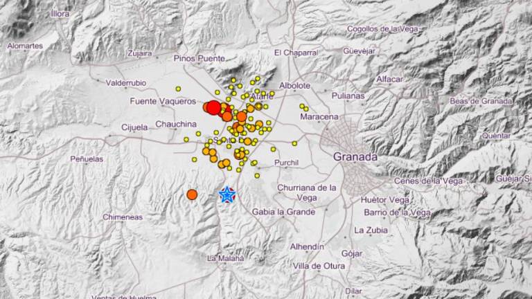 La intensa actividad sísmica en Granada se deja sentir en diversos puntos de la provincia