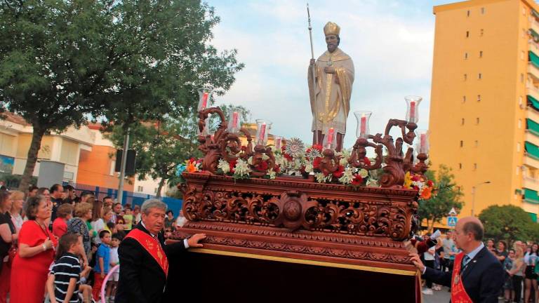 Andújar: La bendición de San Eufrasio en el Rosario Magno
