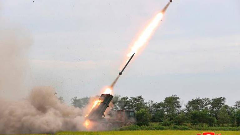 Misil balístico lanzado en 2024. Archivo.