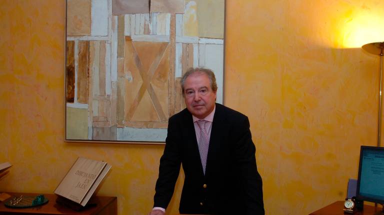 <i>Enrique Acisclo, histórico director de la Caja Rural de Jaén. / Archivo histórico de Diario JAÉN. </i>