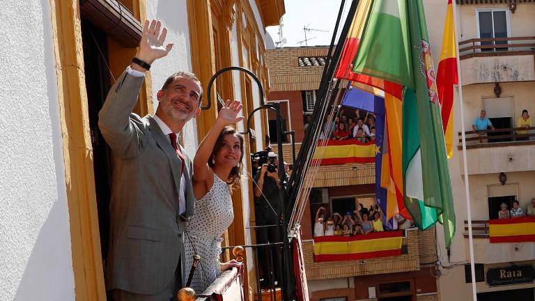 Última visita de los Reyes a la provincia de Jaén, en Bailén, a julio de 2018. / Agustín Muñoz / Diario JAÉN.