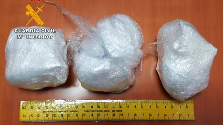 Detenida una pareja en La Carolina con 333 gramos de cocaína