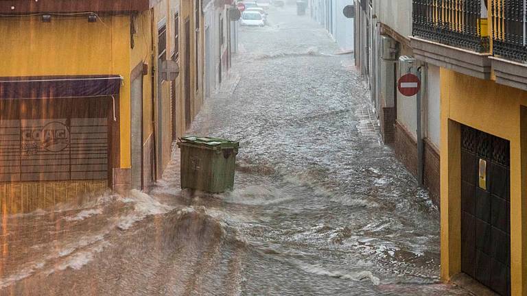 Apagón por lluvia en Mancha Real