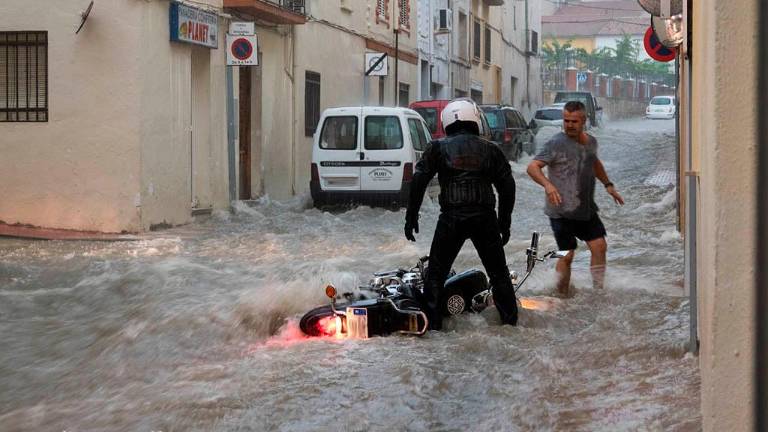 Apagón por lluvia en Mancha Real