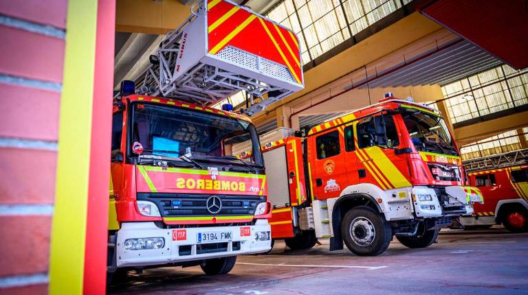 <i>Parque de Bomberos de Linares. Archivo. / Ayuntamiento de Linares.</i>