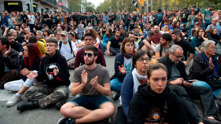 Seis días de protestas en Cataluña