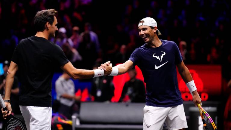 Roger Federer y Rafa Nadal formarán pareja en el dobles de la Copa Laver