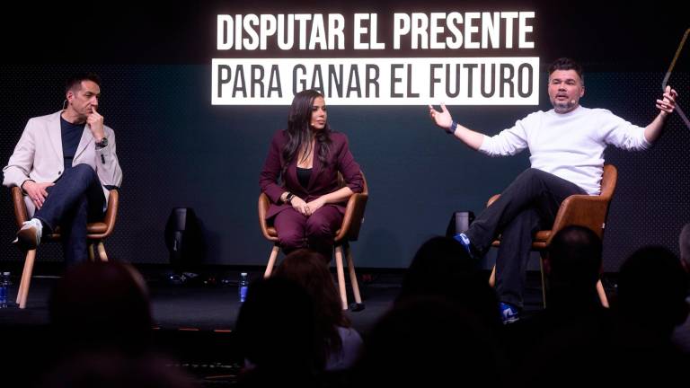 “No quiero ilusión sino ganar”, manifiesta Rufián en un acto para lograr la unidad electoral
