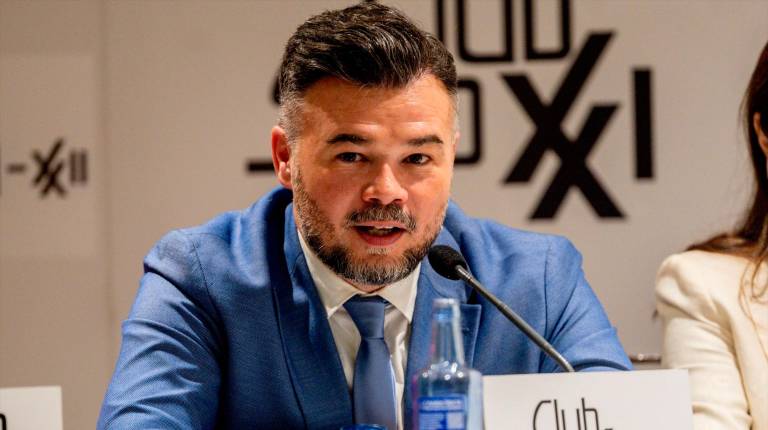 <i>Gabriel Rufián, en una imagen de archivo. / Ricardo Rubio / Europa Press.</i>
