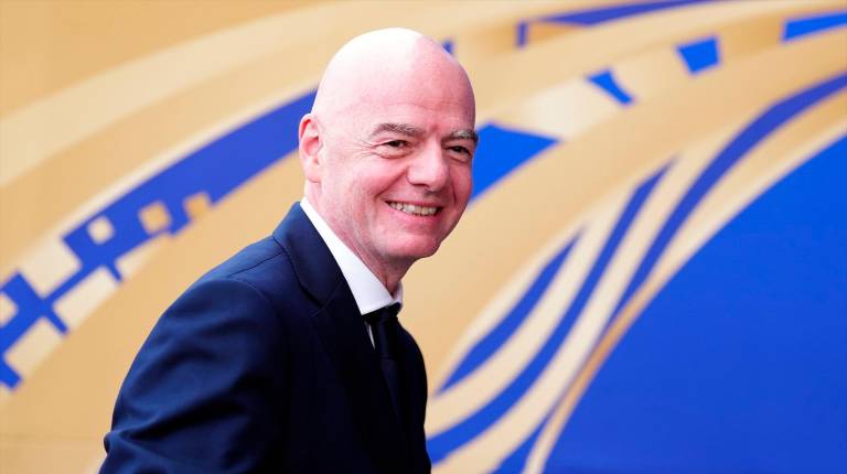 <i>Infantino en la final del Mundial 2026. / Bradley Collyer / PA Wire / dpa.</i>