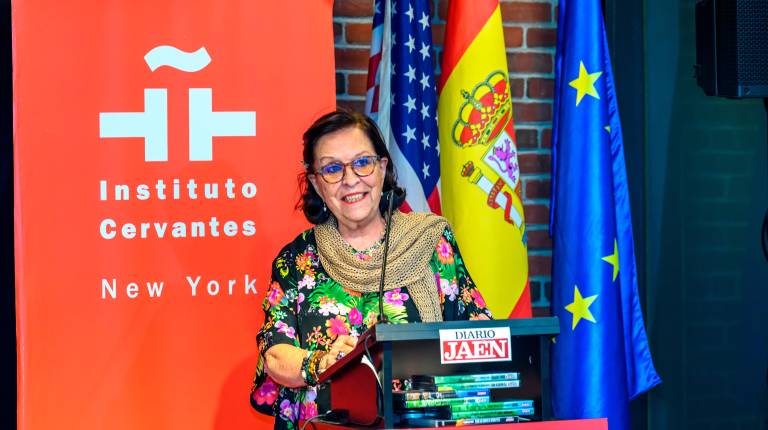 <i>Socorro Mármol Brís, escritora y ganadora del Premio de Poesía en 2024. / Enrique Shore.</i>