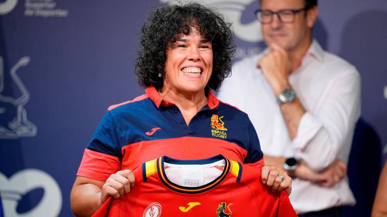 Clase magistral de rugby en Jaén con una leyenda de la selección