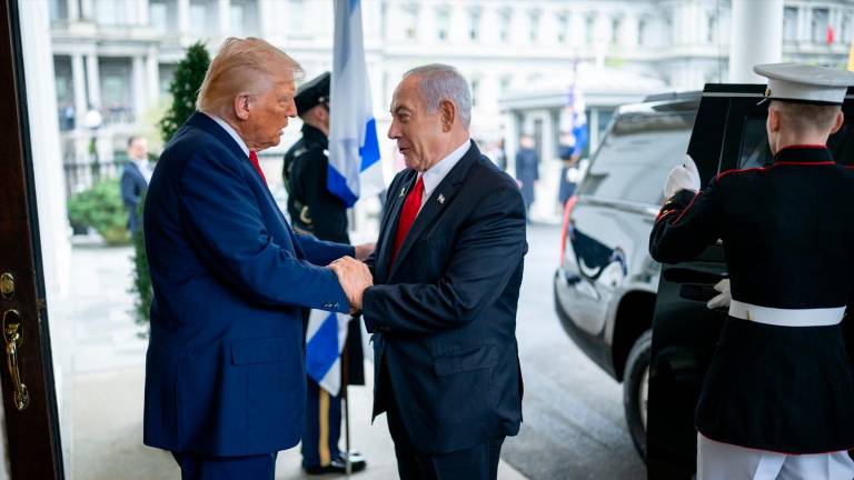 Trump y Netanyahu, en la Casa Blanca. / White House / Contacto / Europa Press.