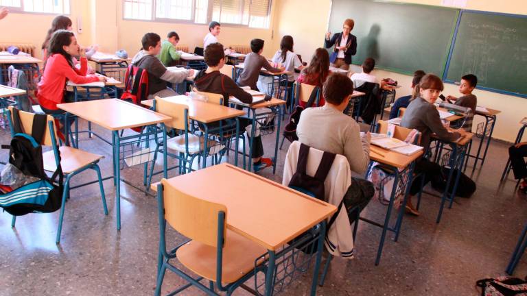 Imagen de archivo de alumnos en una clase de un instituto de la capital. / Diario JAÉN. 