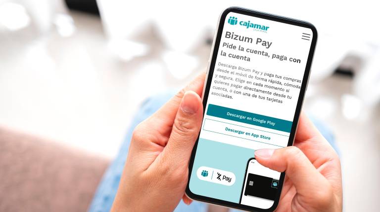 Cajamar amplía sus opciones de pago en comercios físicos con Bizum Pay