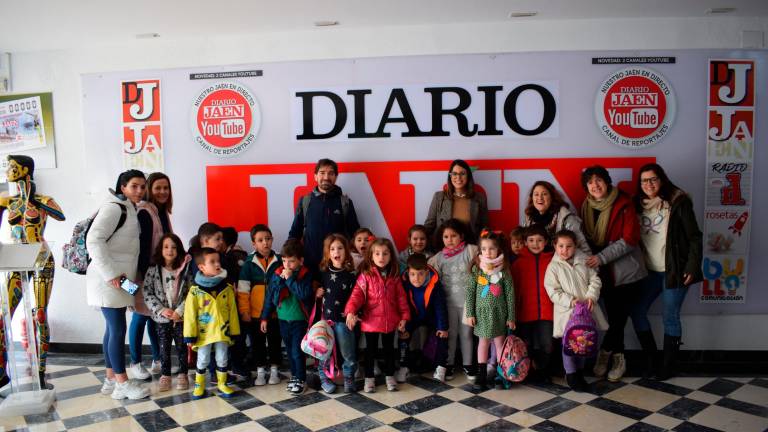 Vean la visita del colegio San Isicio de Cazorla a Diario JAÉN