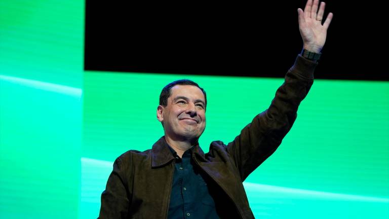 Moreno, reelegido al frente del PP-A con el 99,9% de apoyo